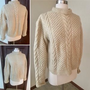 Classic Fisherman wool sweater.